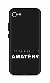 Zadní silikonový kryt DARK na iPhone SE 2020 Bez spánku  