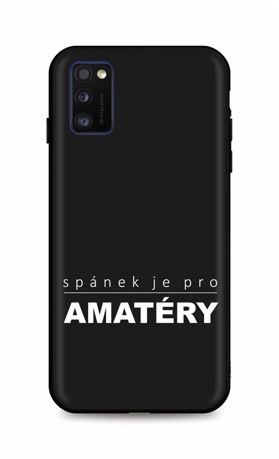 Levně Kryt TopQ Samsung A41 silikon Bez spánku 54459 (pouzdro neboli obal na mobil Samsung A41)