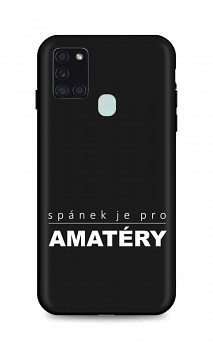 Zadní silikonový kryt DARK na Samsung A21s Bez spánku