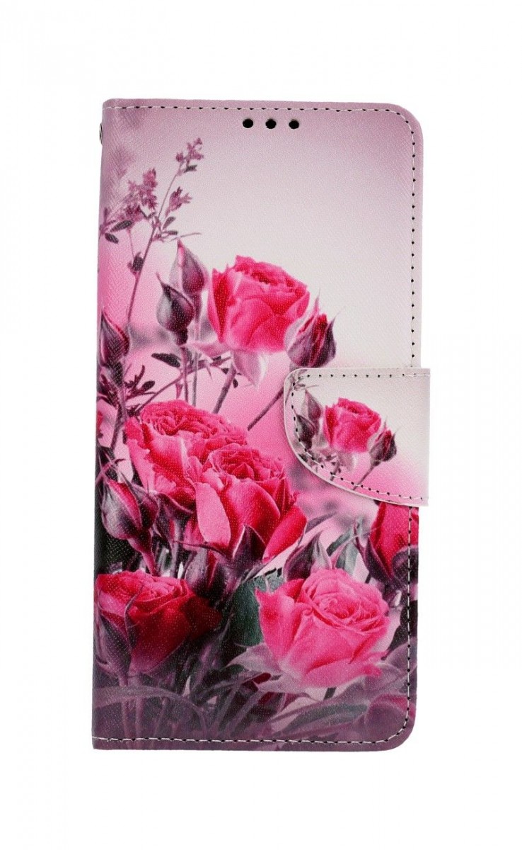 Knížkové pouzdro na Xiaomi Redmi Note 9 Romantické růže