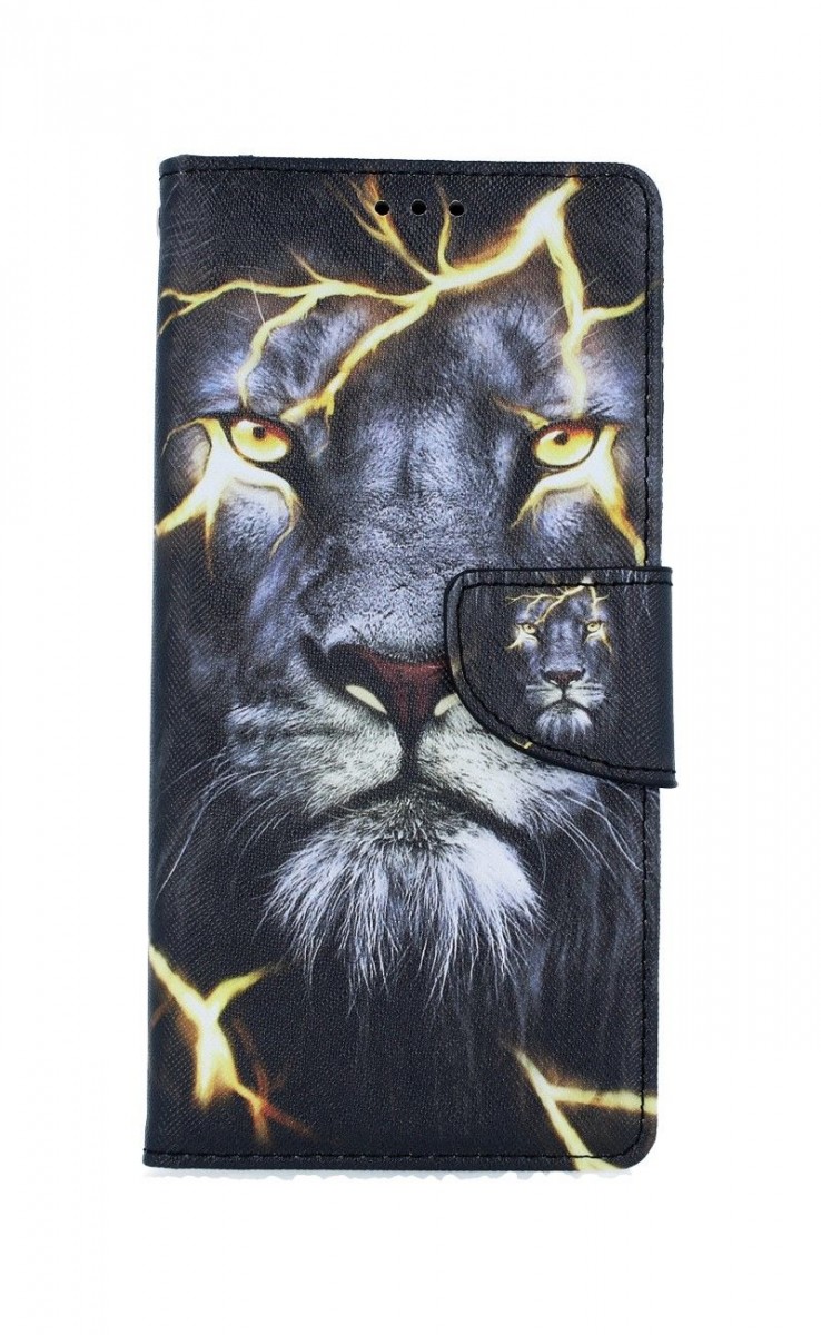 Levně Pouzdro TopQ iPhone SE 2020 knížkové Magický lev 54673 (kryt neboli obal na mobil iPhone SE 2020)