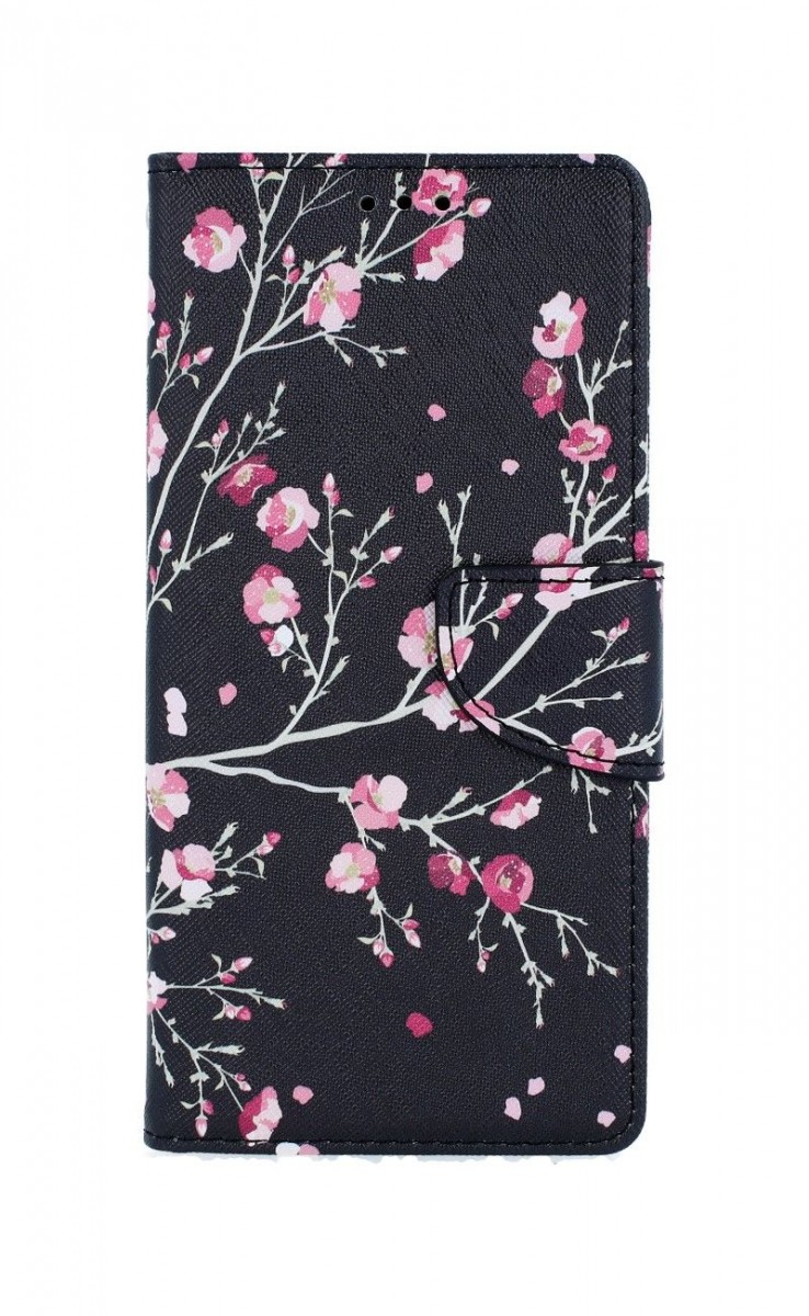 Knížkové pouzdro na iPhone SE 2020 Noční květy