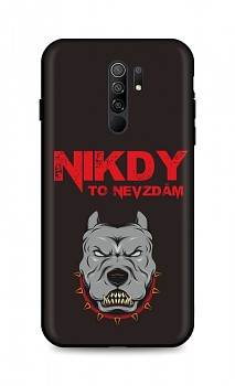 Zadní silikonový kryt DARK na Xiaomi Redmi 9 Nikdy to nevzdám