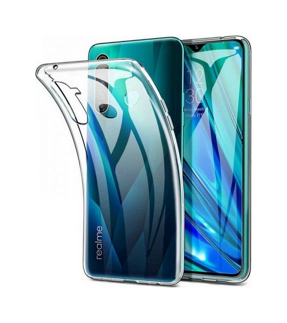 Levně Kryt TopQ Realme 6i silikon 1 mm průhledný 54873 (pouzdro neboli obal na mobil Realme 6i)