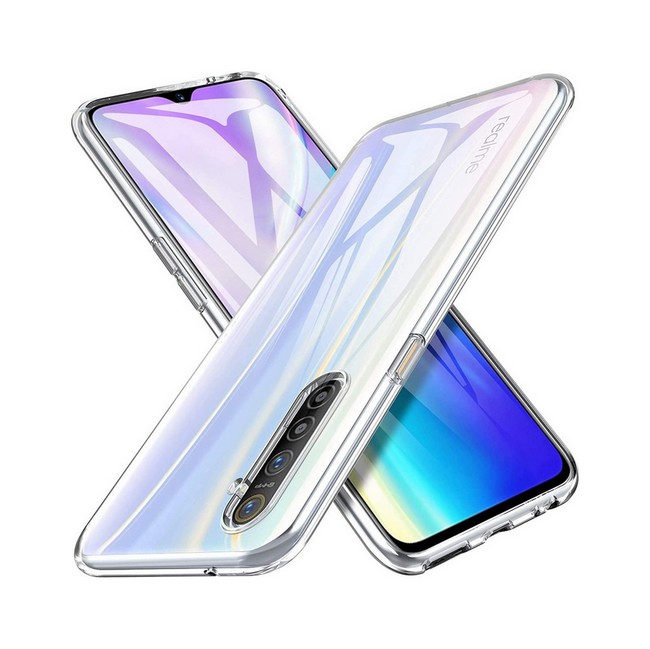 Kryt TopQ Realme 6s silikon 1 mm průhledný 54874 (pouzdro neboli obal na mobil Realme 6s)