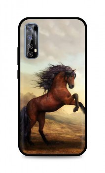 Zadní silikonový kryt DARK na Realme 7 Brown Horse