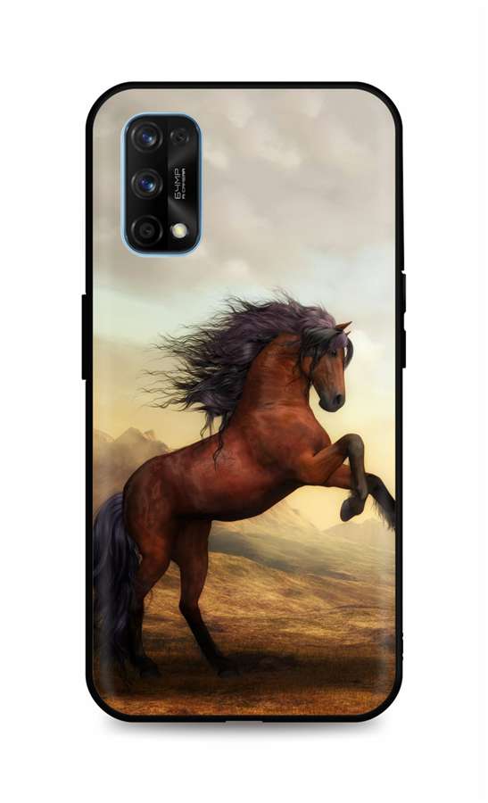 Levně Kryt TopQ Realme 7 Pro silikon Brown Horse 54983 (pouzdro neboli obal na mobil Realme 7 Pro)