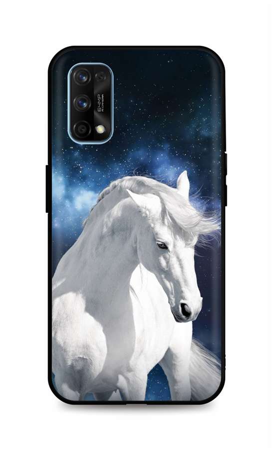 Levně Kryt TopQ Realme 7 Pro silikon White Horse 54984 (pouzdro neboli obal na mobil Realme 7 Pro)
