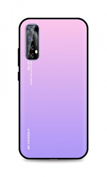 Zadní pevný kryt LUXURY na Realme 7 duhový růžový