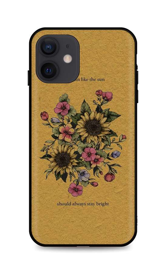 Kryt TopQ iPhone 12 silikon Bouquet 55077 (pouzdro neboli obal na mobil iPhone 12)