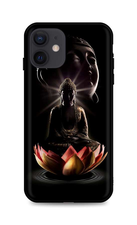 Levně Kryt TopQ iPhone 12 silikon Meditation 55082 (pouzdro neboli obal na mobil iPhone 12)