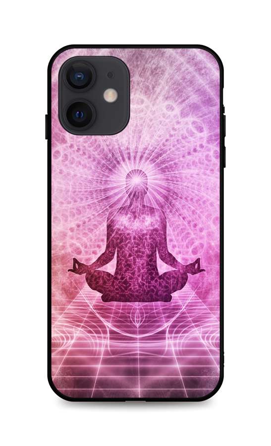 Levně Kryt TopQ iPhone 12 silikon Energy Spiritual 55086 (pouzdro neboli obal na mobil iPhone 12)