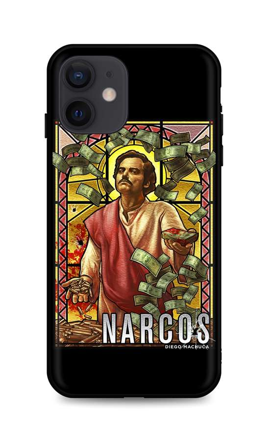 Kryt TopQ iPhone 12 silikon Narcos 55092 (pouzdro neboli obal na mobil iPhone 12)