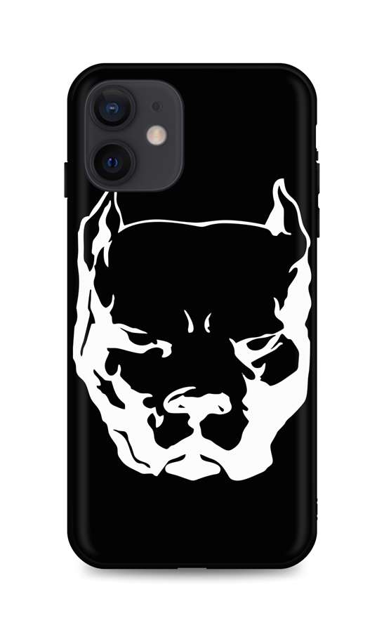 Levně Kryt TopQ iPhone 12 silikon Pitbull 55098 (pouzdro neboli obal na mobil iPhone 12)