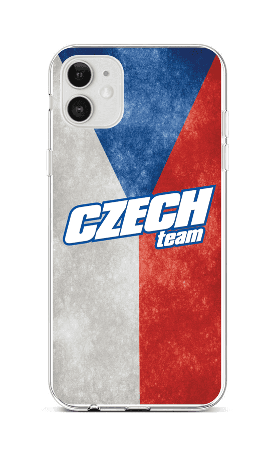 Kryt TopQ iPhone 12 silikon Czech Team 55208 (pouzdro neboli obal na mobil iPhone 12)