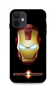 Zadní 3D silikonový kryt na iPhone 12 Iron Man