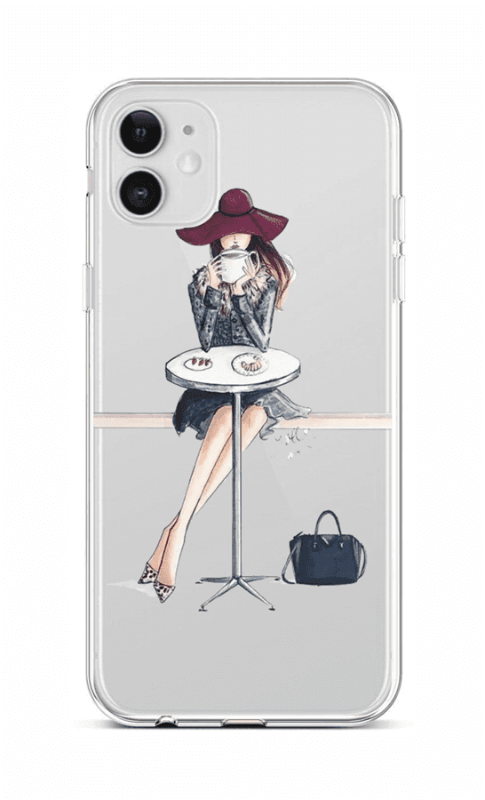 Kryt TopQ iPhone 12 silikon Lady 6 55278 (pouzdro neboli obal na mobil iPhone 12)