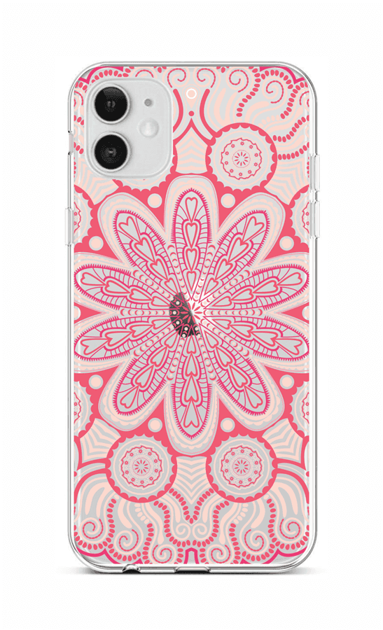 Levně Kryt TopQ iPhone 12 silikon Romantic Mandala 55302 (pouzdro neboli obal na mobil iPhone 12)