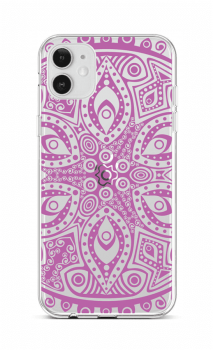 Zadní silikonový kryt na iPhone 12 Violet Mandala