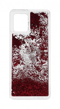 Zadní silikonový kryt na Samsung A42 Liquid červený