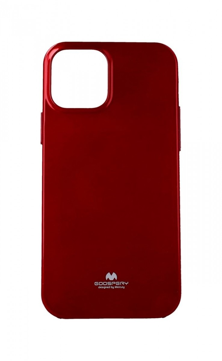 Kryt Mercury iPhone 12 silikon červený 55384 (pouzdro neboli obal na mobil iPhone 12)