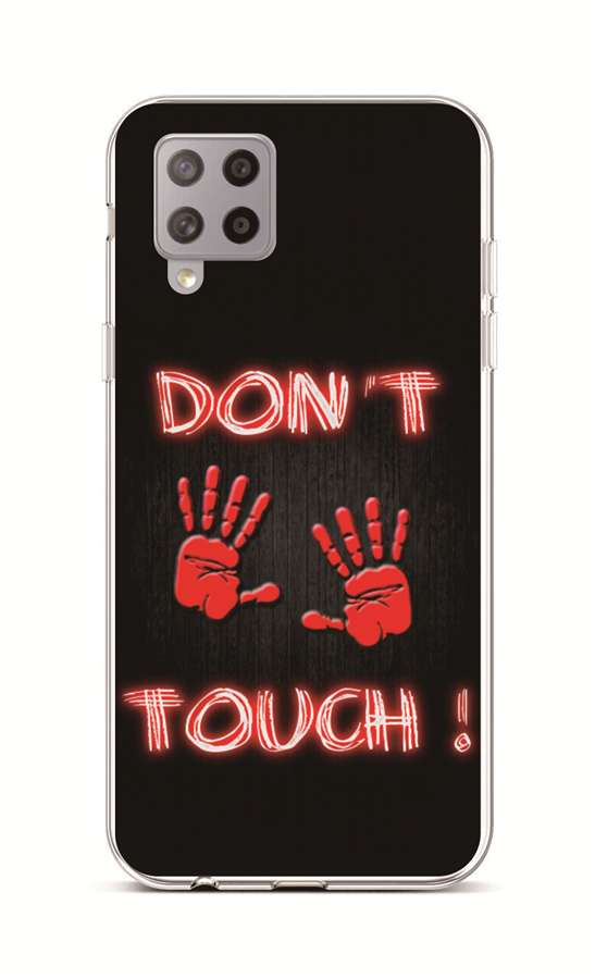 Levně Kryt TopQ Samsung A42 silikon Don't Touch Red 55407 (pouzdro neboli obal na mobil Samsung A42)