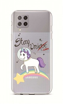 Zadní silikonový kryt na Samsung A42 Stay Unicorn