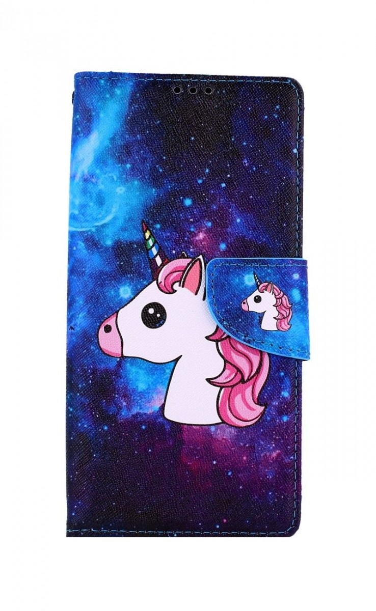 Levně Pouzdro TopQ Samsung A42 knížkové Space Unicorn 55572 (kryt neboli obal na mobil Samsung A42)