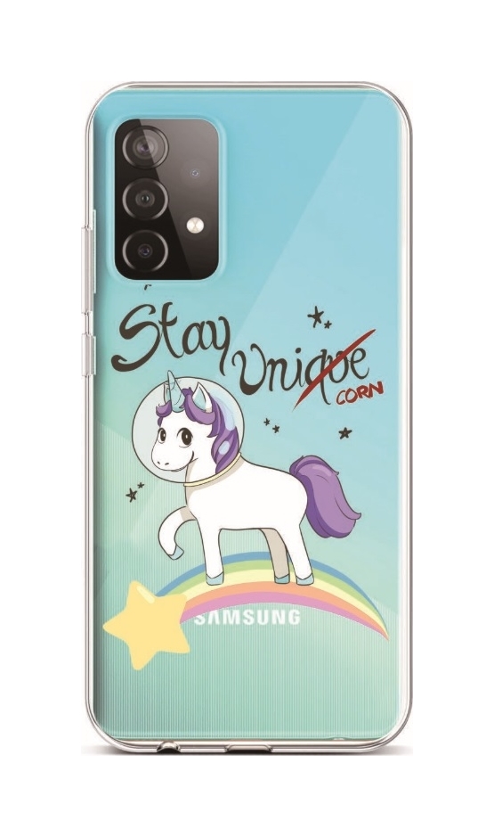 Levně Kryt TopQ Samsung A52 silikon Stay Unicorn 55756 (pouzdro neboli obal na mobil Samsung A52)