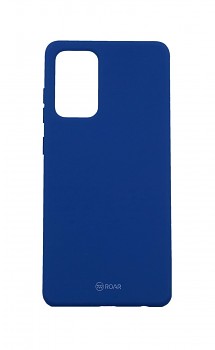 Zadní silikonový kryt Roar na Samsung A72 modrý
