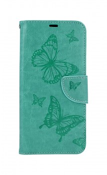 Knížkové pouzdro na Xiaomi Redmi 9C Butterfly zelené
