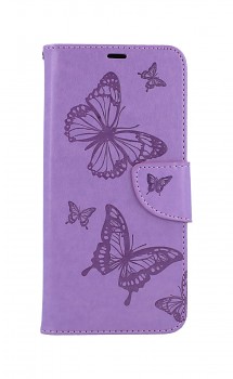 Knížkové pouzdro na Xiaomi Redmi 9C Butterfly fialové