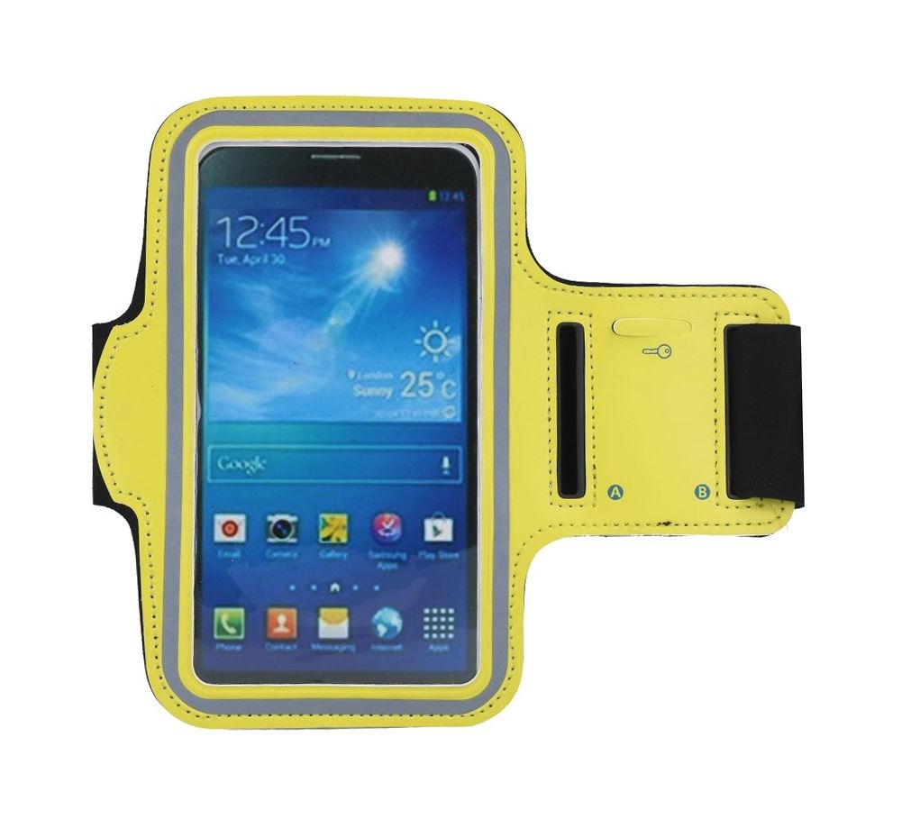 Sportovní pouzdro TopQ na ruku velikost XL žluté (sportovní obal velikost XL) 56418