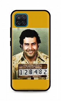 Zadní silikonový kryt DARK na Samsung A12 Pablo Escobar