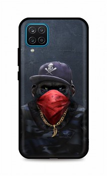 Zadní silikonový kryt DARK na Samsung A12 Monkey Gangster