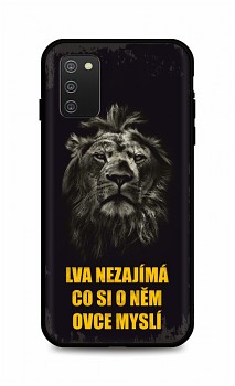 Zadní silikonový kryt DARK na Samsung A02s Lev