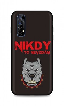 Zadní silikonový kryt DARK na Realme 7 Nikdy to nevzdám