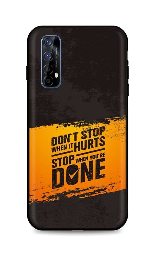 Levně Kryt TopQ Realme 7 silikon Don´t Stop 56846 (pouzdro neboli obal na mobil Realme 7)