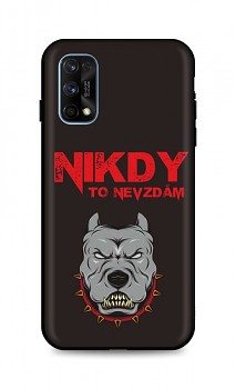 Zadní silikonový kryt DARK na Realme 7 Pro Nikdy to nevzdám