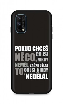 Zadní silikonový kryt DARK na Realme 7 Pro Moto