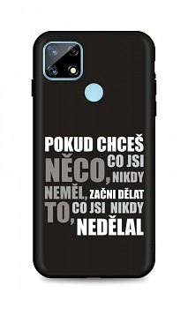 Zadní silikonový kryt DARK na Realme 7i Moto