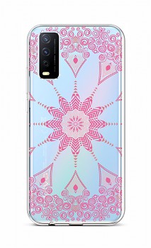 Zadní silikonový kryt na Vivo Y11s Pink Mandala