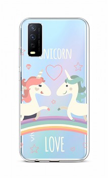 Zadní silikonový kryt na Vivo Y11s Unicorn Love