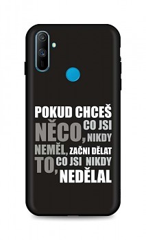 Zadní silikonový kryt DARK na Realme C3 Moto