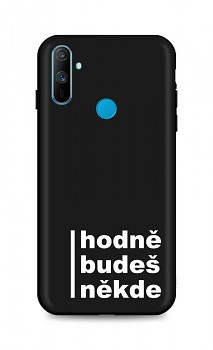 Zadní silikonový kryt DARK na Realme C3 Hodně budeš někde