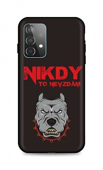 Zadní silikonový kryt DARK na Samsung A52 Nikdy to nevzdám