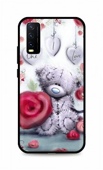 Zadní silikonový kryt DARK na Vivo Y20s Teddy Bear 