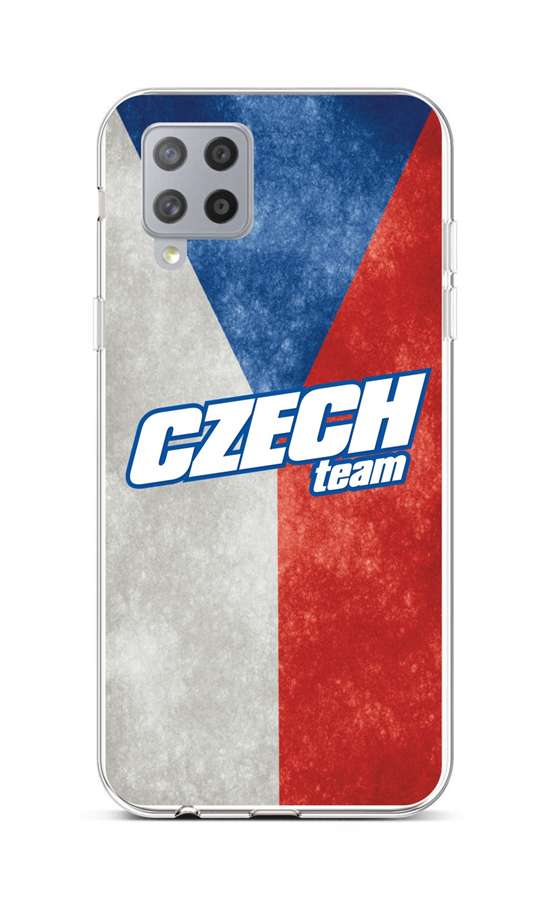 Levně Kryt TopQ Samsung A42 silikon Czech Team 56969 (pouzdro neboli obal na mobil Samsung A42)