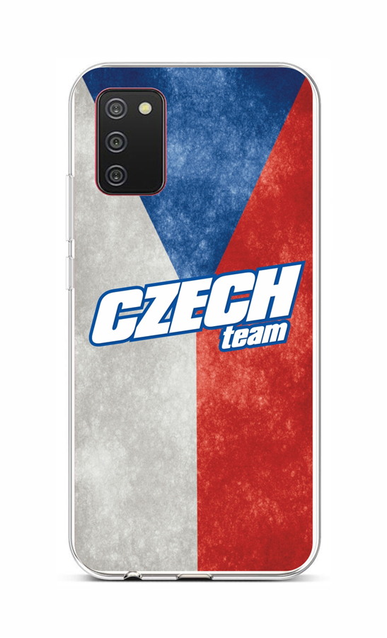 Levně Kryt TopQ Samsung A02s silikon Czech Team 56979 (pouzdro neboli obal na mobil Samsung A02s)