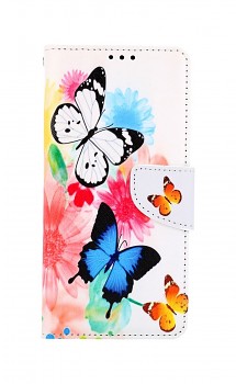 Knížkové pouzdro na Vivo Y11s Barevné s motýlky